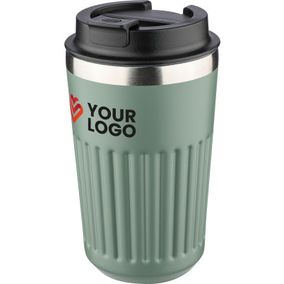 Tazza da viaggio in acciaio inossidabile riciclato Chiara 400 ml