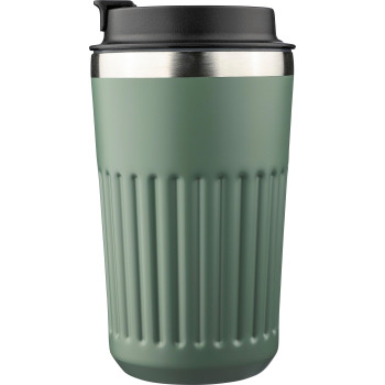 gadget ecologici con logo - Tazza da viaggio in acciaio inossidabile riciclato Chiara 400 ml