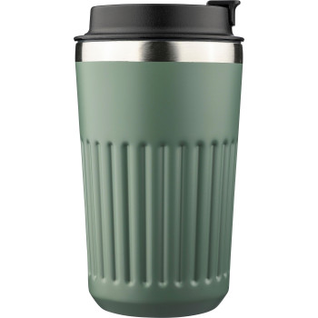 gadget ecologici con logo - Tazza da viaggio in acciaio inossidabile riciclato Chiara 400 ml