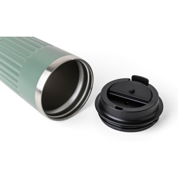 gadget ecologici con logo - Tazza da viaggio in acciaio inossidabile riciclato Chiara 400 ml