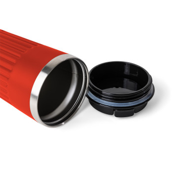 gadget ecologici con logo - Tazza da viaggio in acciaio inossidabile riciclato Chiara 400 ml