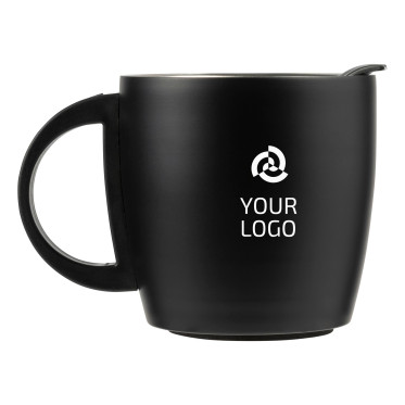 Tazza da viaggio personalizzabile Impression in acciaio inox doppia parete