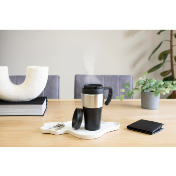 Tazze termiche personalizzate con logo - Tazza da viaggio in PP ed acciaio inox, capacità 500 ml Karina