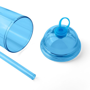 Tazza da viaggio in rPet Glow 500 ml
