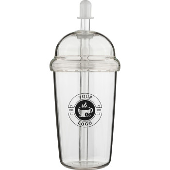 Tazza da viaggio in rPet Glow 500 ml