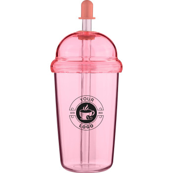 Tazza da viaggio in rPet Glow 500 ml