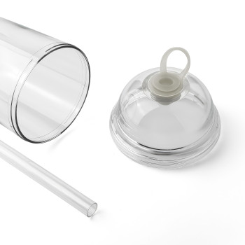 Tazza da viaggio in rPet Glow 500 ml