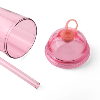 Tazza da viaggio in rPet Glow 500 ml
