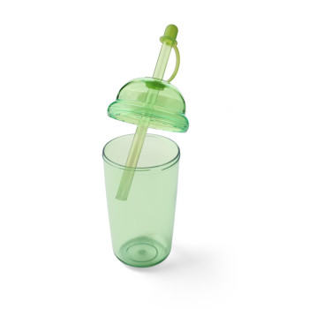 Tazza da viaggio in rPet Glow 500 ml