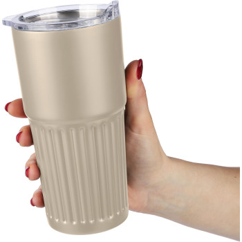 Tazze termiche personalizzate con logo - Tazza da viaggio Kael | Riciclato | 500 ml