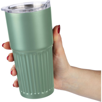 Tazze termiche personalizzate con logo - Tazza da viaggio Kael | Riciclato | 500 ml