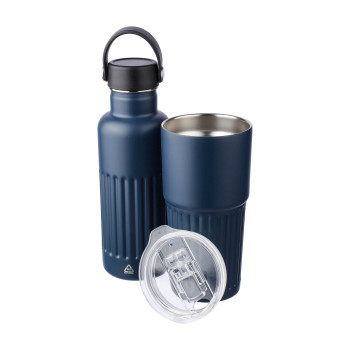 Tazze termiche personalizzate con logo - Tazza da viaggio Kael | Riciclato | 500 ml