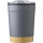 Tazza termica da viaggio Impression in acciaio inox con base in bambù