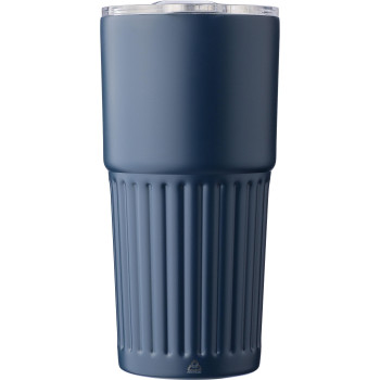 Tazze termiche personalizzate con logo - Tazza in acciaio inossidabile riciclato a doppia parete Kael 500 ml