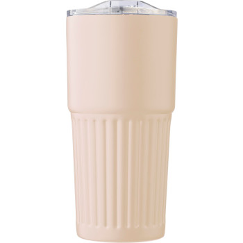 Tazze termiche personalizzate con logo - Tazza in acciaio inossidabile riciclato a doppia parete Kael 500 ml