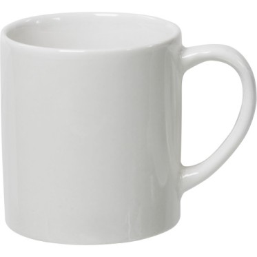 Tazza personalizzata con logo - Tazza in ceramica bianca, capacità 170 ml, Rachelle