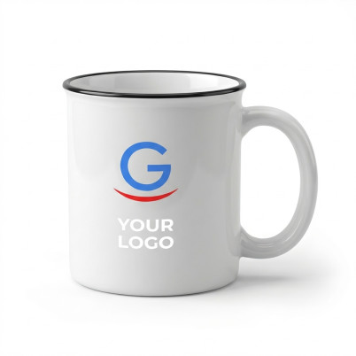 Tazza personalizzabile vintage in ceramica capacità 240 ml rivestimento sublimazione