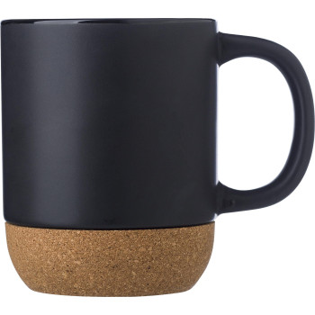 gadget ecologici con logo - Tazza Rosamund | Ceramica | Fondo in sughero | 300 ml