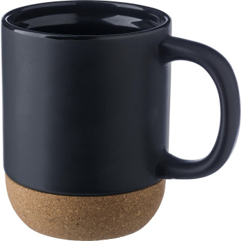gadget ecologici con logo - Tazza Rosamund | Ceramica | Fondo in sughero | 300 ml