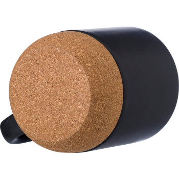 gadget ecologici con logo - Tazza Rosamund | Ceramica | Fondo in sughero | 300 ml