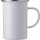 Bicchiere smaltato personalizzato Impression con bordo in acciaio inox 450 ml