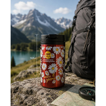 Tazze termiche personalizzate con logo - Tazza termica a doppia parete Gisela | 300 ml