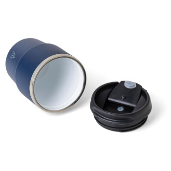 gadget ecologici con logo - Tazza termica a doppia parete in acciaio inox riciclato 175 ml Oli