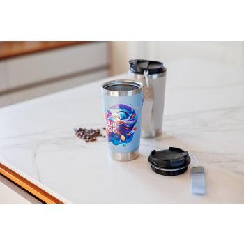 Tazze termiche personalizzate con logo - Tazza termica a doppia parete Kayla | Riciclata | 500 ml