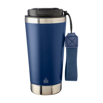 Tazze termiche personalizzate con logo - Tazza termica a doppia parete Kayla | Riciclata | 500 ml
