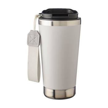Tazze termiche personalizzate con logo - Tazza termica a doppia parete Kayla | Riciclata | 500 ml