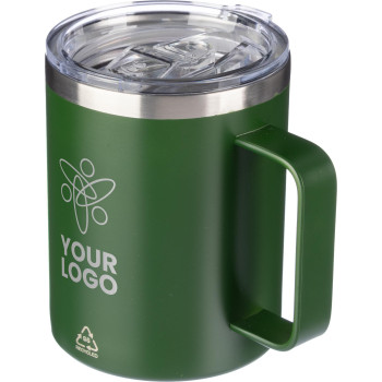 gadget ecologici con logo - Tazza termica a doppia parete Renate | Riciclata | 300 ml