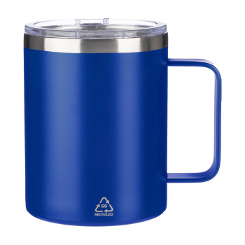Tazze termiche personalizzate con logo - Tazza termica a doppia parete Renate | Riciclata | 300 ml