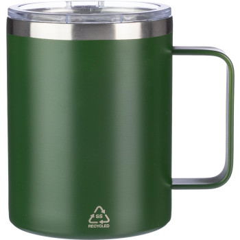 gadget ecologici con logo - Tazza termica a doppia parete Renate | Riciclata | 300 ml