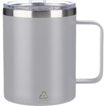 gadget ecologici con logo - Tazza termica a doppia parete Renate | Riciclata | 300 ml