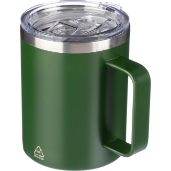 gadget ecologici con logo - Tazza termica a doppia parete Renate | Riciclata | 300 ml