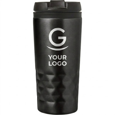 Tazza termica da viaggio Impression doppia parete acciaio inox 300 ml