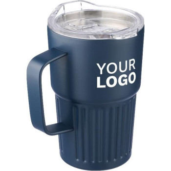 Tazza termica da viaggio in acciaio inox riciclato doppia parete 450 ml Calo