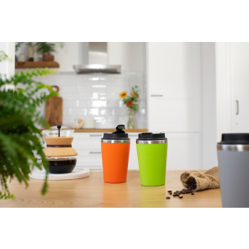 Tazze termiche personalizzate con logo - Tazza termica da viaggio in PP Shay