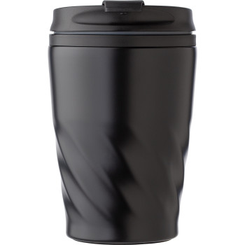 Tazze termiche personalizzate con logo - Tazza termica in acciaio inox e PP, capacità 325 ml Rida