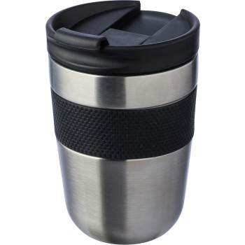 Tazze termiche personalizzate con logo - Tazza termica Keith | Acciaio inox | 300 ml | Grip in silicone