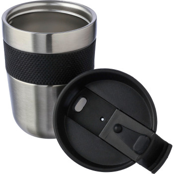 Tazze termiche personalizzate con logo - Tazza termica Keith | Acciaio inox | 300 ml | Grip in silicone