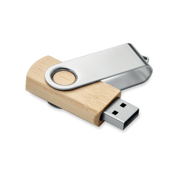 Chiavette usb personalizzate - TECHMATE BAMBOO - USB 16GB in bamboo