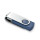 USB flash drive compatto 4GB con meccanismo rotante in metallo
