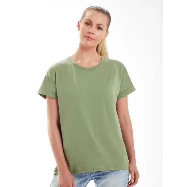 T-shirt donna personalizzabile Mantis cotone organico maniche corte