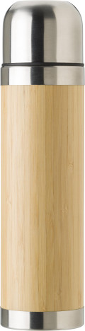 Thermos in acciaio inox e bamboo, capacità 400 ml Frederico