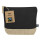Necessaire personalizzabile cotone e juta Fairtrade con chiusura zip