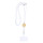 Lanyard smartphone in cotone con dettaglio in bambu e moschettone