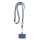 Lanyard smartphone in cotone con dettaglio in bambu e moschettone