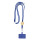 Lanyard smartphone in cotone con dettaglio in bambu e moschettone