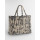Tote bag effetto tie-dye in cotone riciclato con area stampabile